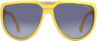 Carrera Grey Shaded Browline Unisex Sunglasses FLAGLAB 13 040G/9O 62