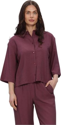 Modstr&ouml;m Dames, Blouses & Shirts, Rood, Maat: XS