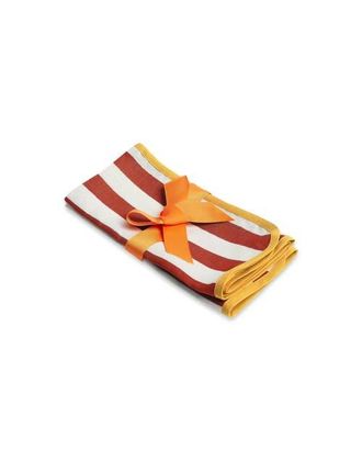 La DoubleJ Large Napkins Set Of 2 in Riviera Mattone Mattone at Nordstrom