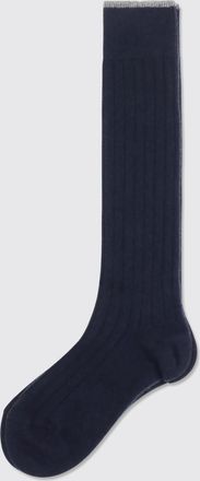 Brunello Cucinelli Calze al polpaccio in puro cashmere a coste