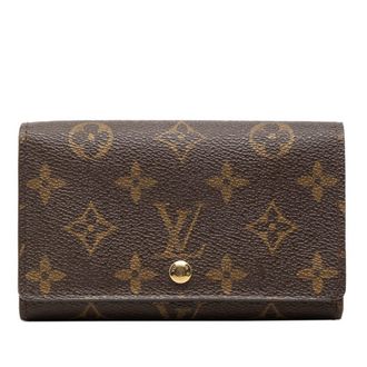 Louis Vuitton Brown Pvc Leather Wallet (Bi-Fold) (Pre-Owned)