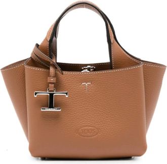 Tod's Tassen, Dames, Bruin, ONE Size, T Timeless Tote