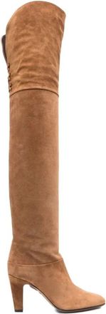 Chlo&eacute; Stijlvolle Eve-laarzen voor vrouwen - Dames - Over de knie laarzen - Bruin - 38 EU - Schoenen