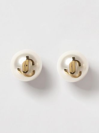 Jimmy Choo London Orecchini JC Pearl Studs Jimmy Choo in ottone con perle sintetiche