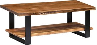 Alaterre Alpine Natural Live Edge Wood Large Coffee Table