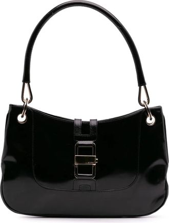 Gucci Borsa a spalla in pelle verniciata 2000-2015 - Nero
