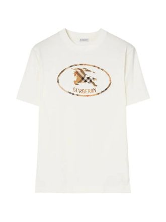 Burberry Chalk White Logo T-Shirt