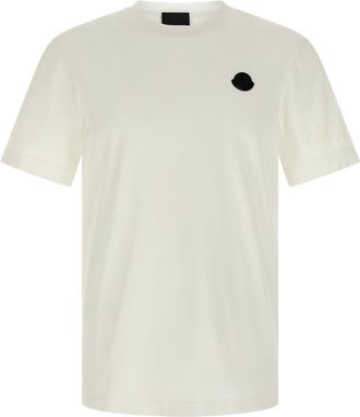 Moncler White Logo T-Shirt