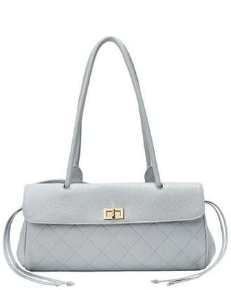 Tiffany & Fred Quilted Sheepskin Leather Shoulder Bag