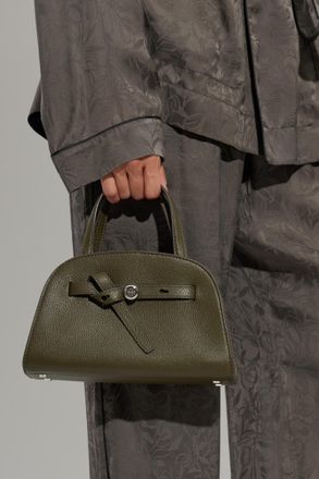 Tory Burch Leather Bag Romy Small, Womens, Green