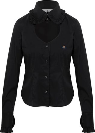 Vivienne Westwood Camicia con ruches - Nero