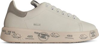 Premiata Belle White Leather Sneakers