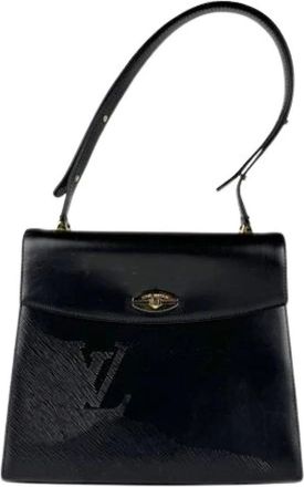 Louis Vuitton Pre-owned Handbags, female, Black, Size: ONE SIZE Pre-owned Vintage Leather Handbag