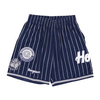 Mitchell & Ness Sportswear, male, Blue, Size: XL Georgetown Hoyas Basketball Mesh Shorts