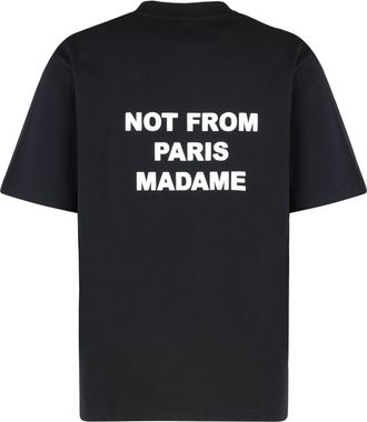 Dr&ocirc;le de Monsieur Mens T-Shirt Slogan Cotton Black T-Shirts And Polos