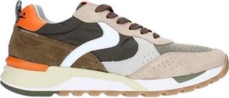 Voile Blanche Magg Beige Sneakers - Actieve Stijl voor de Stad - Heren - Sneakers - Bruin - 40 EU - Su&egrave;de - Schoenen