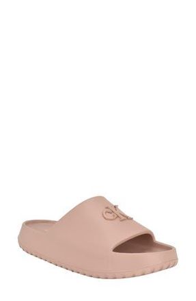 Calvin Klein Nanzey Slide Sandal in Light Pink 680 at Nordstrom Rack, Size 11