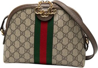 Gucci Pre-owned Gucci Small GG Supreme Web Ophidia Dome Crossbody 499621.001998