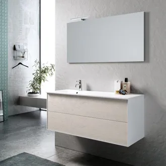Les Tendances Composizione Vasca Sx 4 Pezzi Ago Avana Pietra