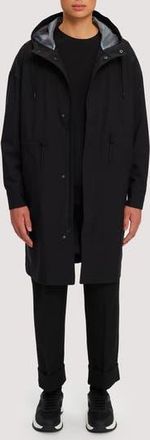Noize Mattie Hooded Water Resistant Rain Coat in Black at Nordstrom Rack, Size Xx-Large