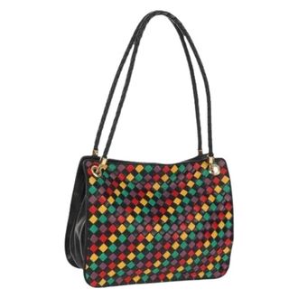 Bottega Veneta Pre-owned Shoulder Bags, female, Multicolor, Size: ONE SIZE Pre-owned Vintage Shoulder Bag