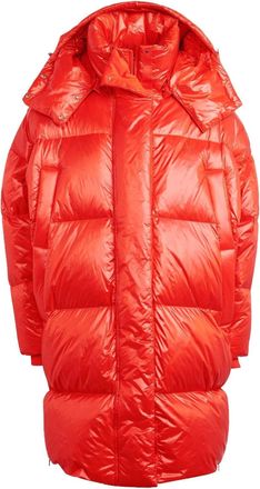 adidas (WMNS) adidas Originals Puffed Long Jacket Orange IR7118