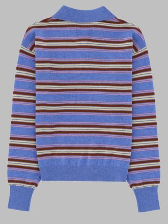 Guest In Residence Cashmere Polo Collegiate Sweater - Blue