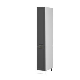 Vicco Armario De Farmacia Fame-line, Antracita-oro, 30 Cm