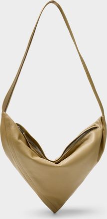 Maeden Womens Vancouver leather triangular bag