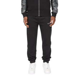 Crosshatch Heren Branton Joggingbroeken (Zwart)