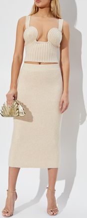 Cult Gaia Skirt Jodie, Womens, Cream
