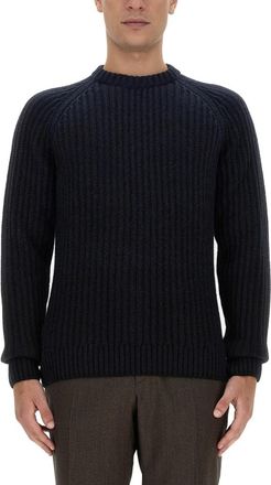 Brioni Dark Blue Knitted Sweaters
