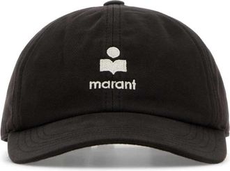 Isabel Marant Isabel Marant Black Cotton Tomas Baseball Cap