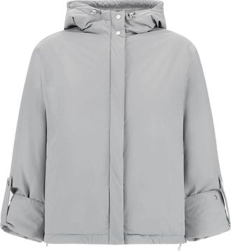 Herno Travel Jacket - Dames - Zomerjassen - Grijs - L - Polyester - Jassen