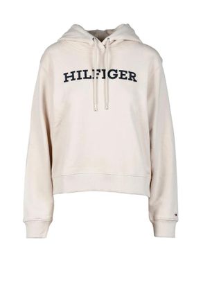 Tommy Hilfiger Cream Hooded Sweatshirt