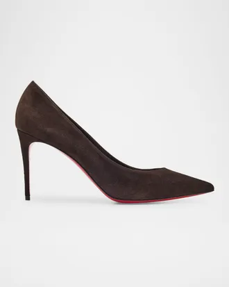 Christian Louboutin 85mm Kate Suede Classic Pumps