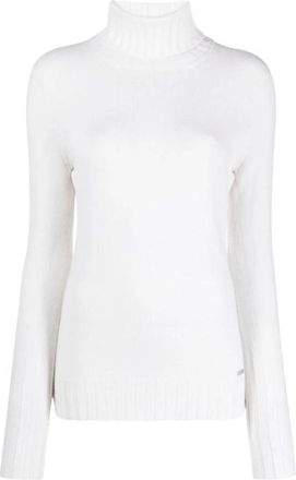 Kiton Maglione in lana a collo alto - - Knitwear - Donna - Bianco - S