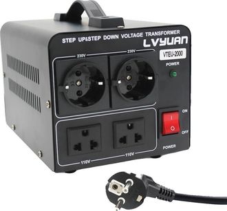 OEM Transformador De Voltaje, Elevador/reductor, Potencia Nominal De 5000 W, Vteu-2000