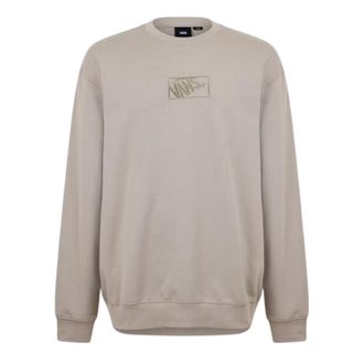 Vans Heren Box Logo Regular Sweatshirt (Paddestoel)