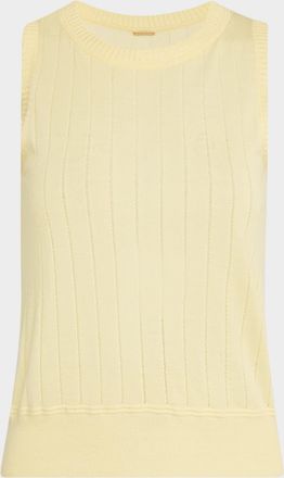 Adam Lippes Pointelle Silk Shell