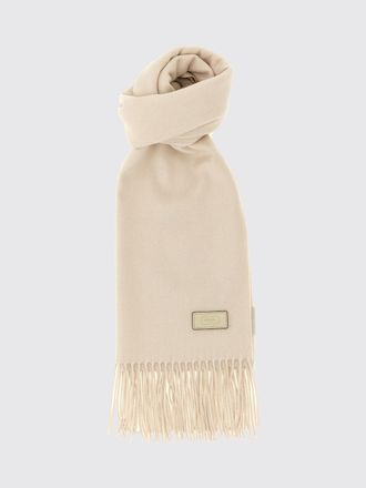 Agnona Silk and Cashmere Scarf with Fringed Edges