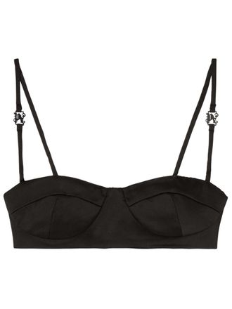 Palm Angels Balconette bh - Zwart