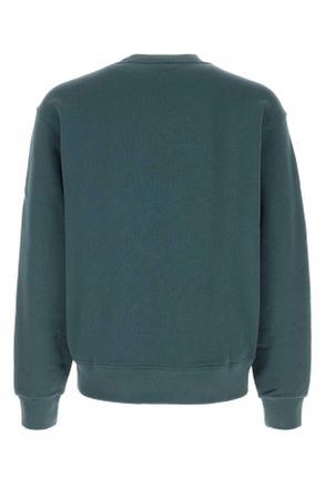 Kenzo Mens Air Force Blue Cotton Sweatshirt Anthracite Exterior: Felpe Sweater