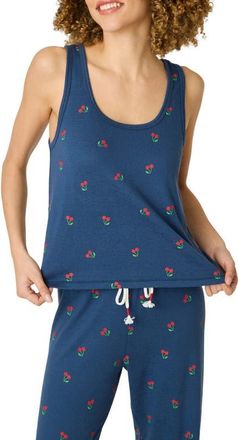 PJ Salvage Star Spangled Summer Lounge Tank in True Navy at Nordstrom, Size X-Large