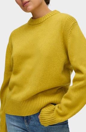Aligne Dion Mock Neck Sweater in Hot Mustard at Nordstrom Rack, Size X-Small