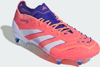adidas adidas Performance Unisex Predator Elite Soft Ground Boots - Orange - Size UK 5.5