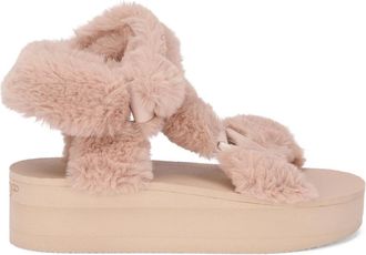 Red Valentino Elegante Lichtgewicht Platform Sandaal - Dames - Sleehakken - Roze - 37 EU - Schoenen