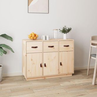 vidaXL Credenza 100x40x75 cm in Legno Massello di Pino vidaXL 192783