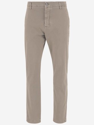 Jacob Cohen Stretch-Hose aus Baumwolle und Leinen