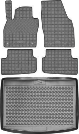 OEM Juego De Alfombrillas De Goma Para Coche Y Alfombrilla Para Maletero Del Seat Arona Crossover De 2017